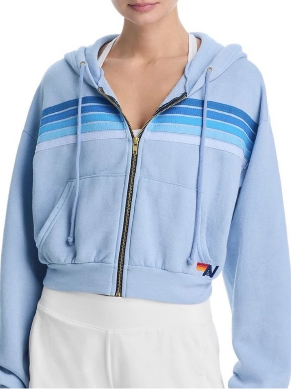 Aviator Nation cropped 5 striped jacket 
new w/o tags , women’s sz Small
